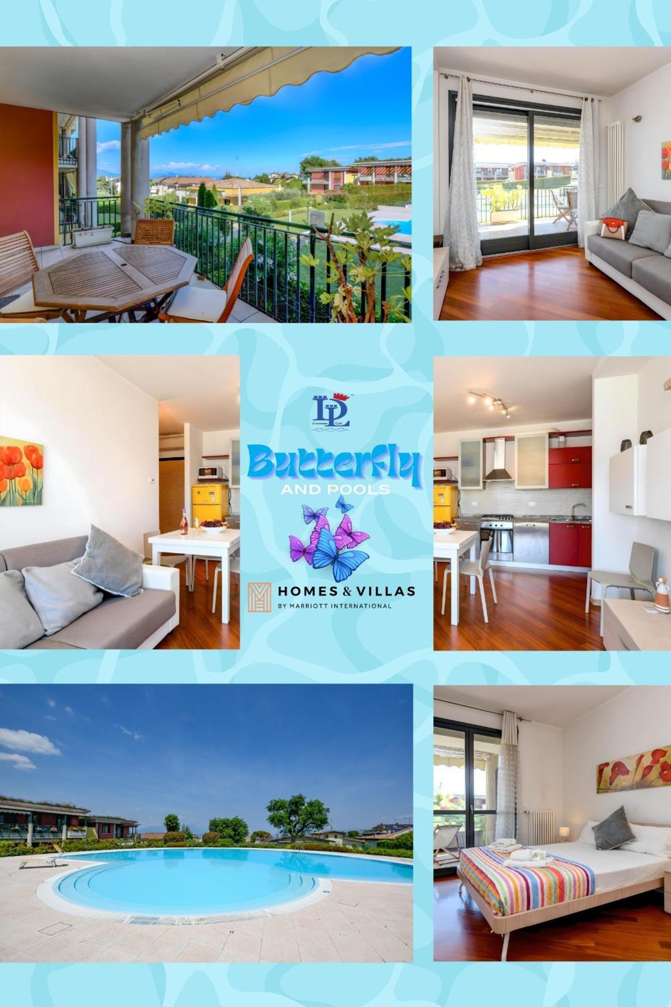 Desenzanoloft Official Partner Marriott Homes & Villas -Butterfly And 5 Pools Family Apartment Desenzano del Garda Ngoại thất bức ảnh